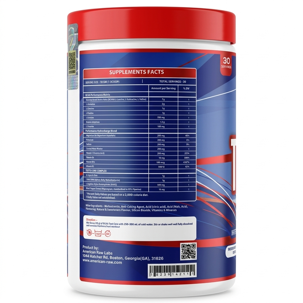 BCAA Test Core by American Raw - Image 3