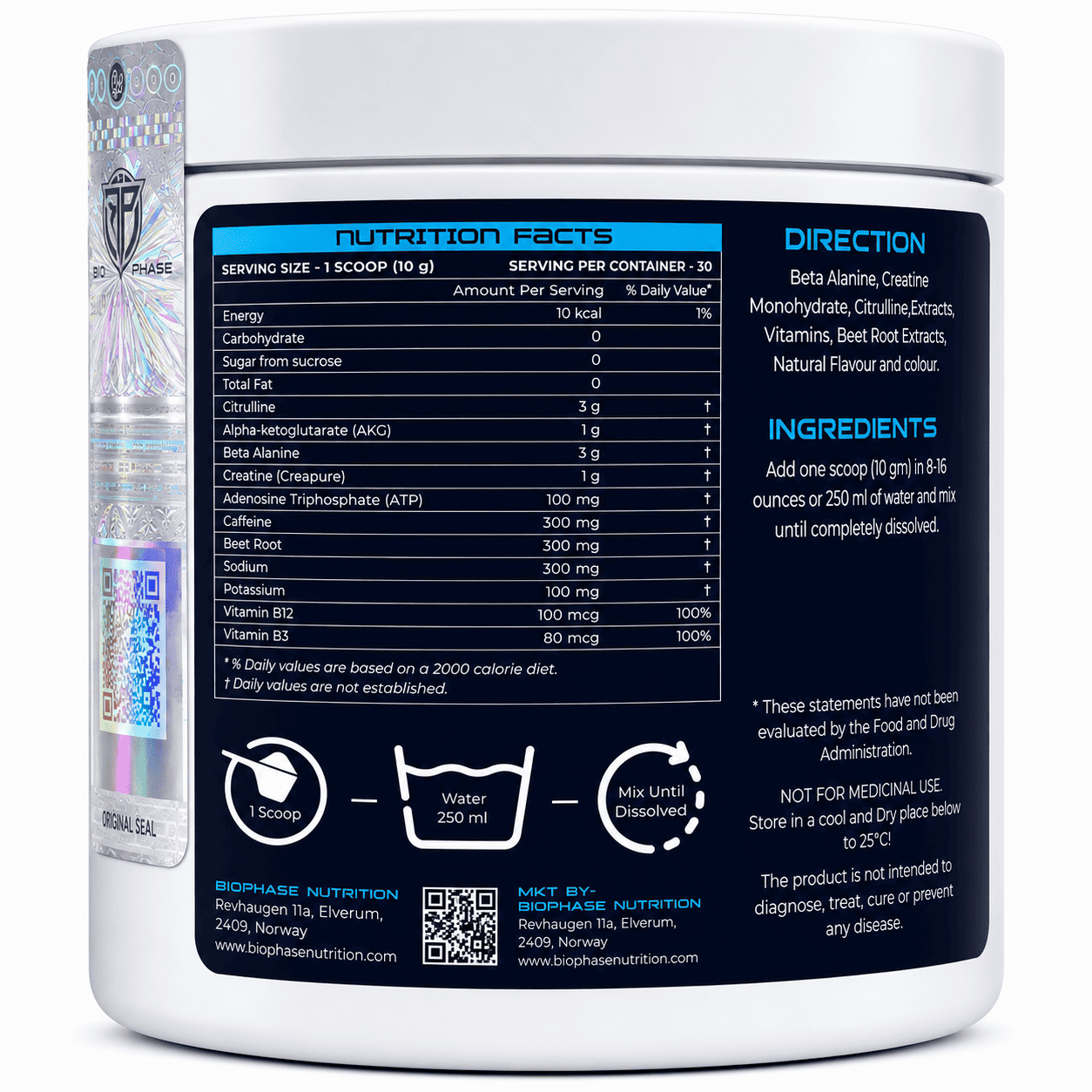 BIO PHASE FACEOUT PRE WORKOUT - Image 3