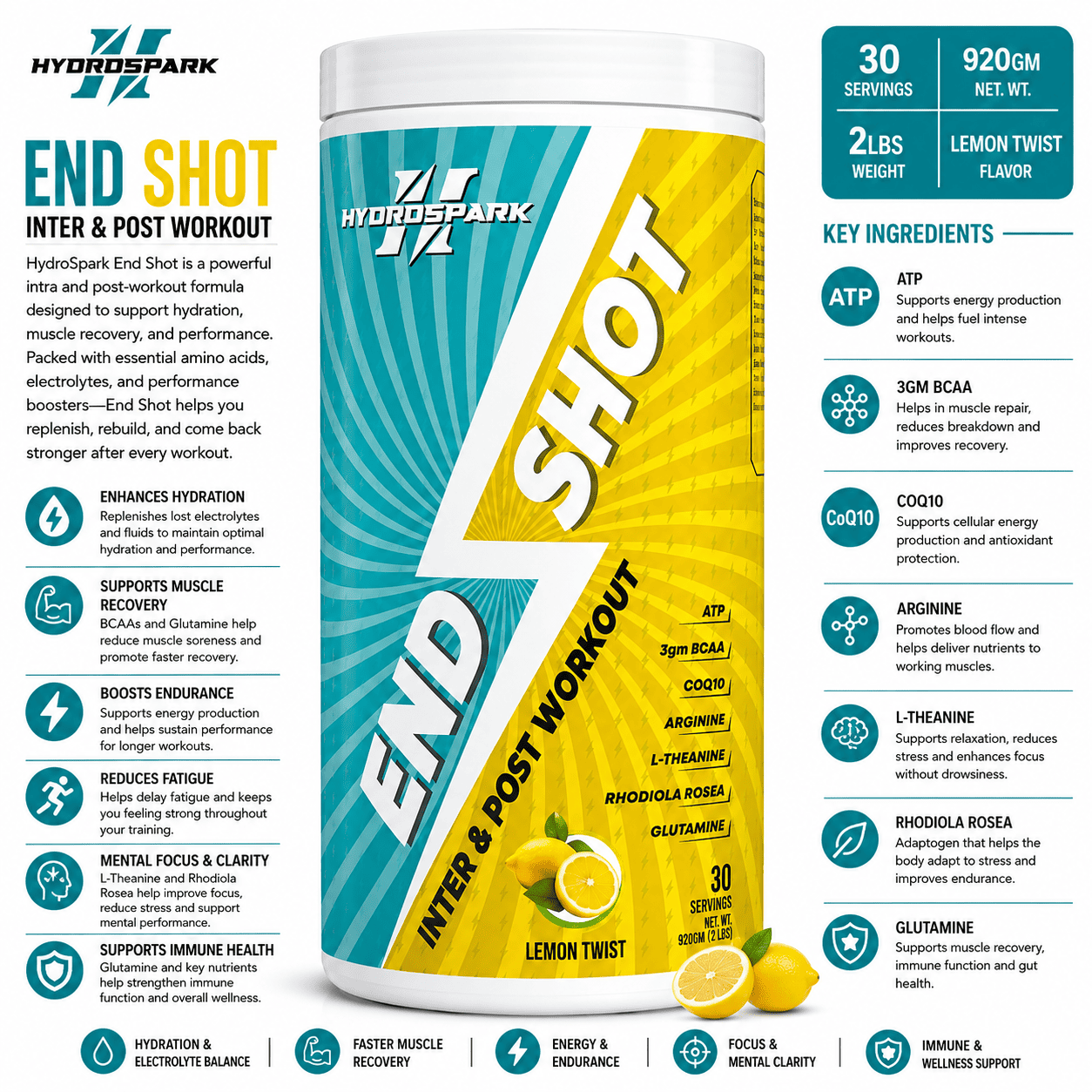 HYDRO SPARK ENDSHOT INTER & POST WORKOUT